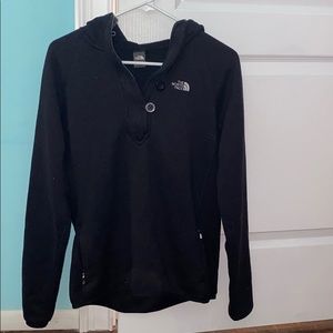 North face quarter zip sweatshirt